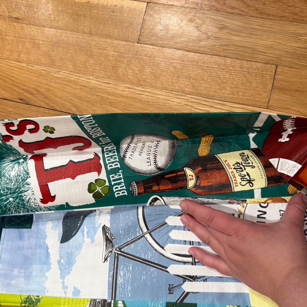 Trader Joe's ECO Reusable Shopping Grocery Gift Tote Bags/Boston/New with tags - Picture 4 of 7